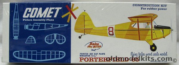 Comet Porterfield 65 - 15 inch Wingspan, 3101 plastic model kit